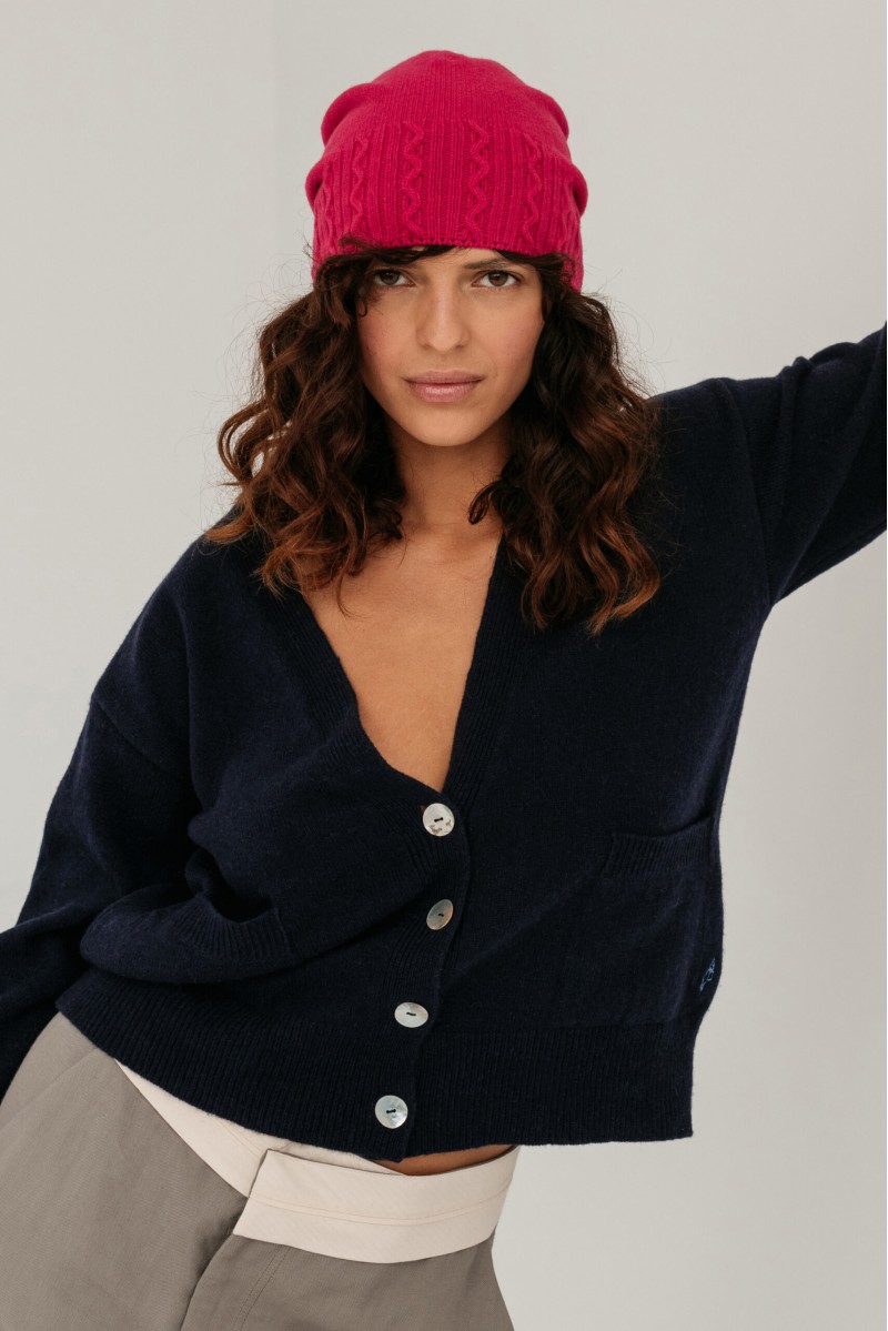 Cardigan Carla - z kaszmiru i wełny merino Cardigan Carla - z kaszmiru i wełny merino