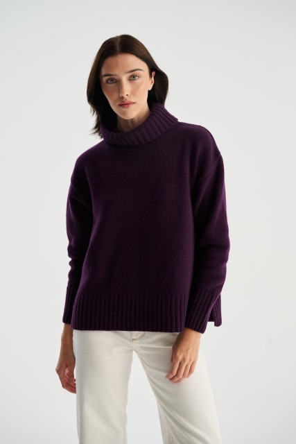 Nuvola - gruby sweter damski oversize