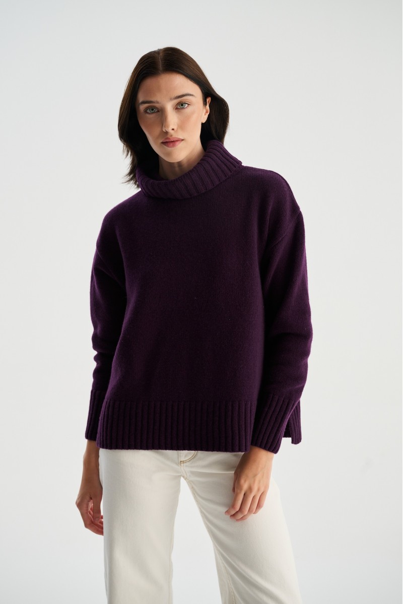 Nuvola - gruby sweter damski oversize