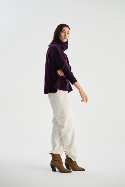 Nuvola - gruby sweter damski oversize