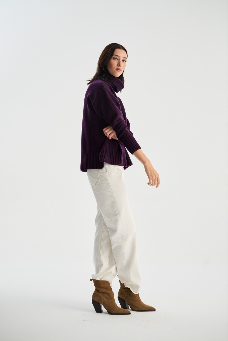 Nuvola - gruby sweter damski oversize