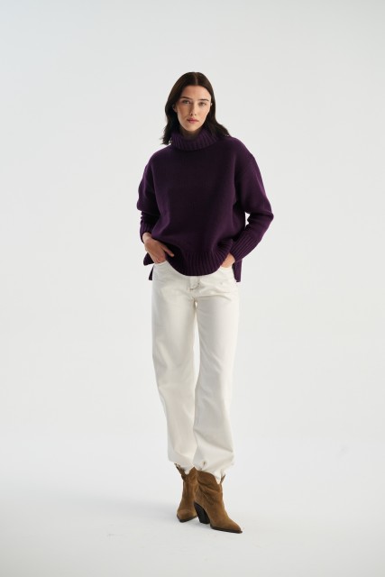 Nuvola - gruby sweter damski oversize