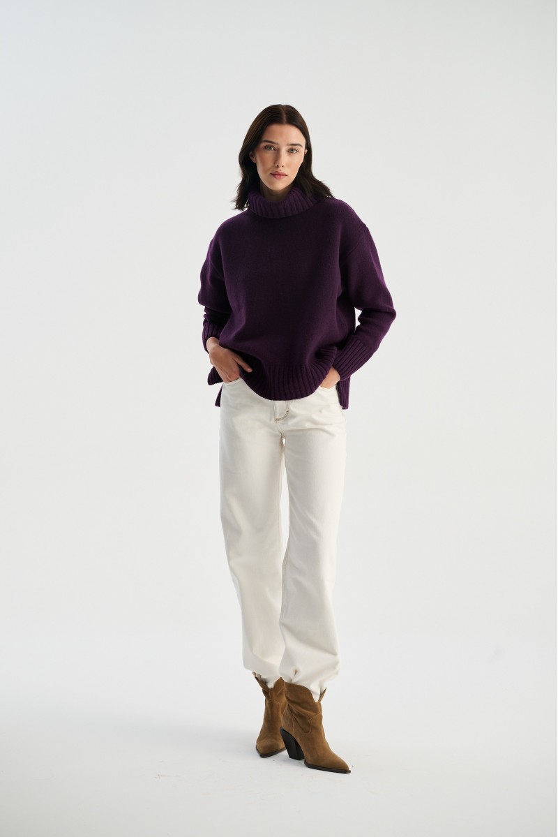 Nuvola - gruby sweter damski oversize