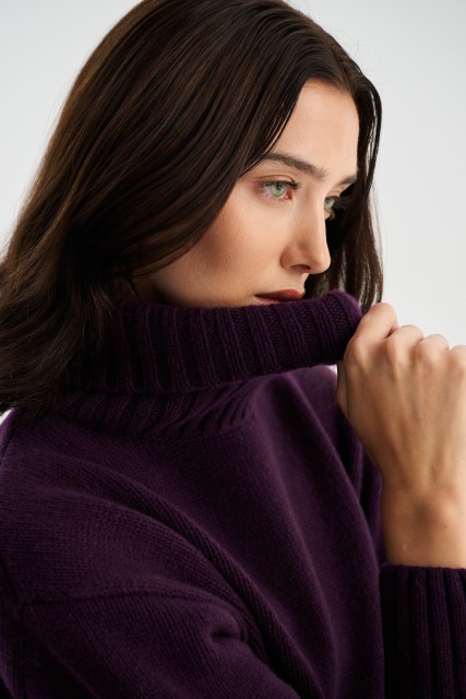 Nuvola - gruby sweter damski oversize