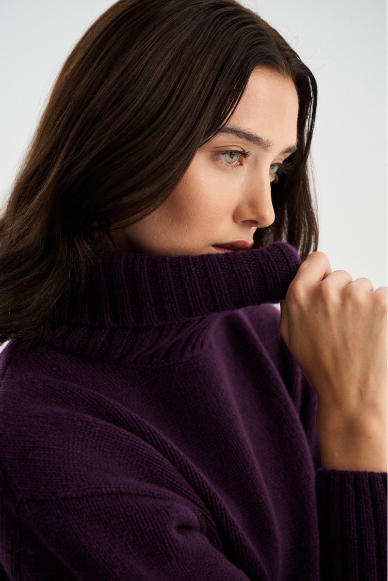 Nuvola - gruby sweter damski oversize