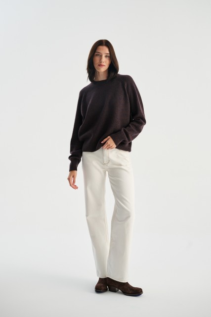 Sweter damski merino z kaszmirem ASTI | Piumo