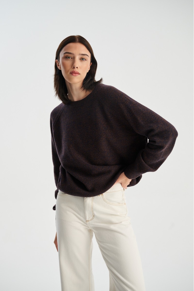 Sweter damski merino z kaszmirem ASTI | Piumo