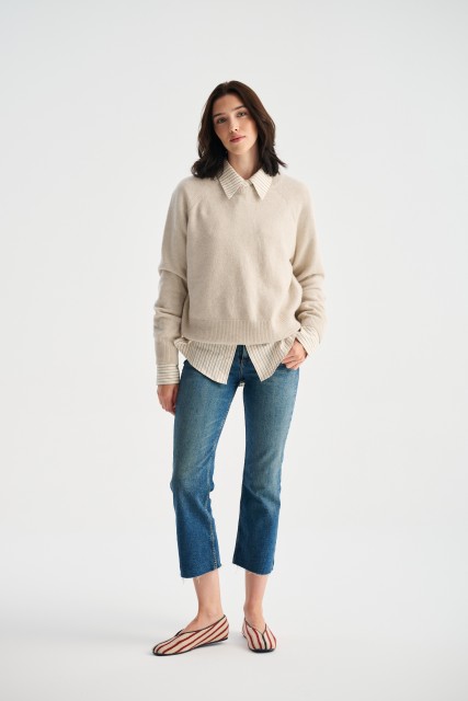 Sweter damski merino z kaszmirem ASTI | Piumo