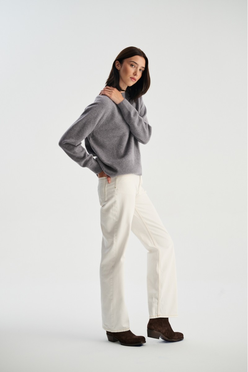 Sweter damski merino z kaszmirem ASTI | Piumo