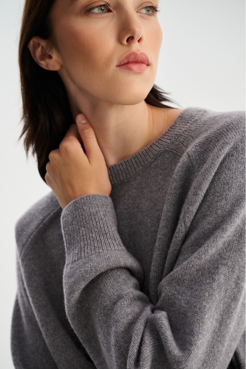 Sweter damski merino z kaszmirem ASTI | Piumo