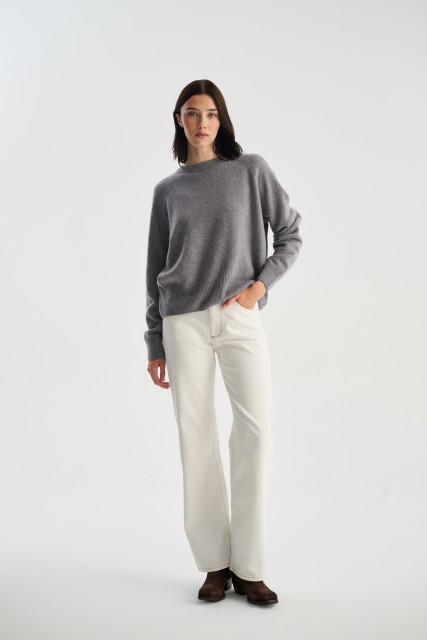 Sweter damski merino z kaszmirem ASTI | Piumo