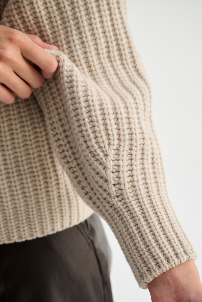 Gruby sweter golf merino z kaszmirem ALICE | Piumo Gruby sweter golf merino z kaszmirem ALICE | Piumo