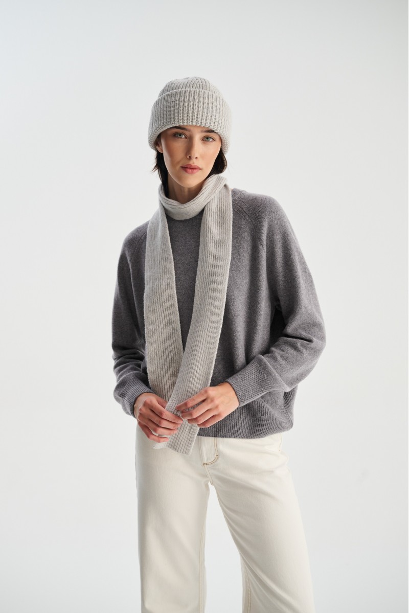 Czapka zimowa merino z kaszmirem PRATO, unisex | Piumo