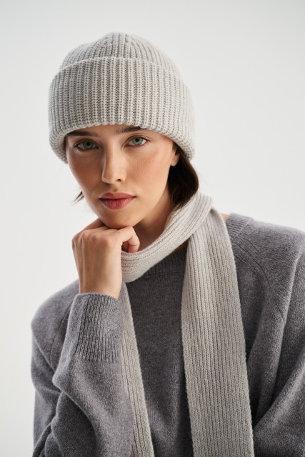 Czapka zimowa merino z kaszmirem PRATO, unisex | Piumo