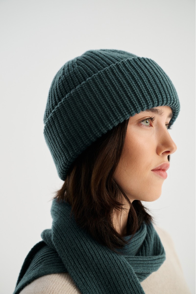 Czapka zimowa merino z kaszmirem PRATO, unisex | Piumo
