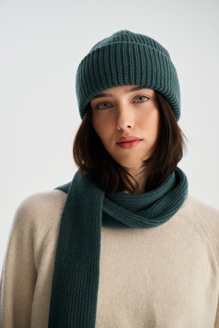 Czapka zimowa merino z kaszmirem PRATO, unisex | Piumo