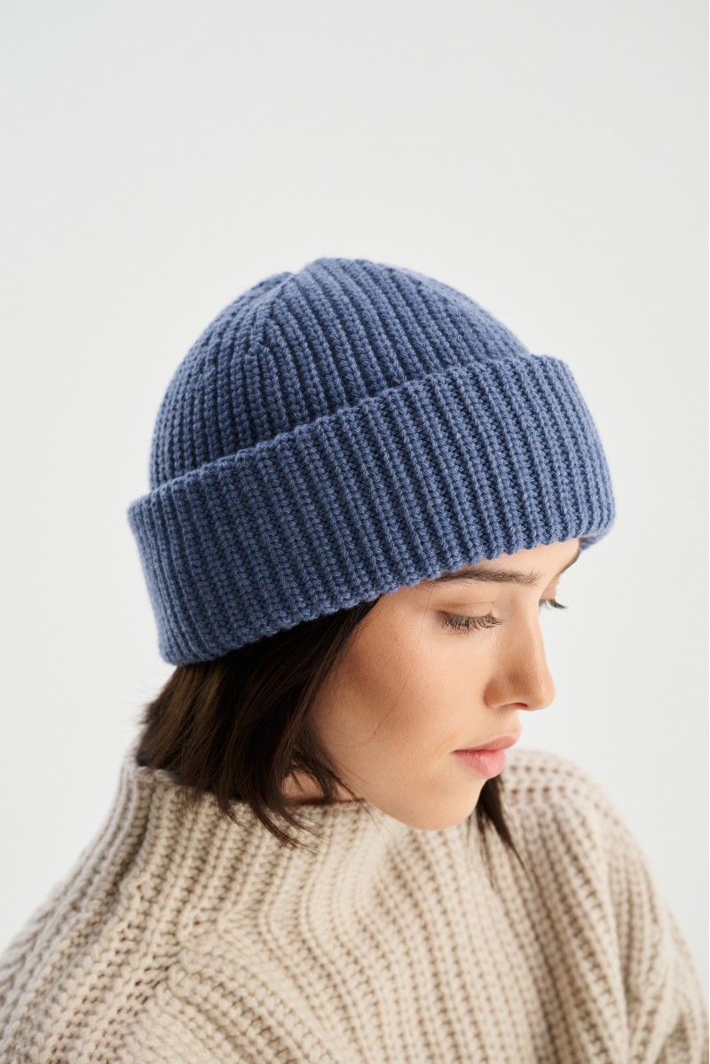 Czapka zimowa merino z kaszmirem PRATO, unisex | Piumo