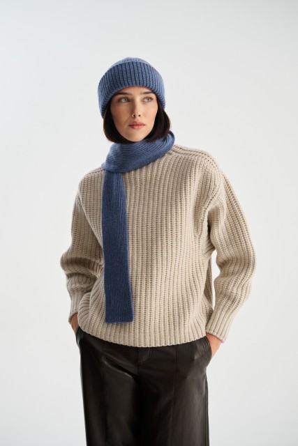 Czapka zimowa merino z kaszmirem PRATO, unisex | Piumo