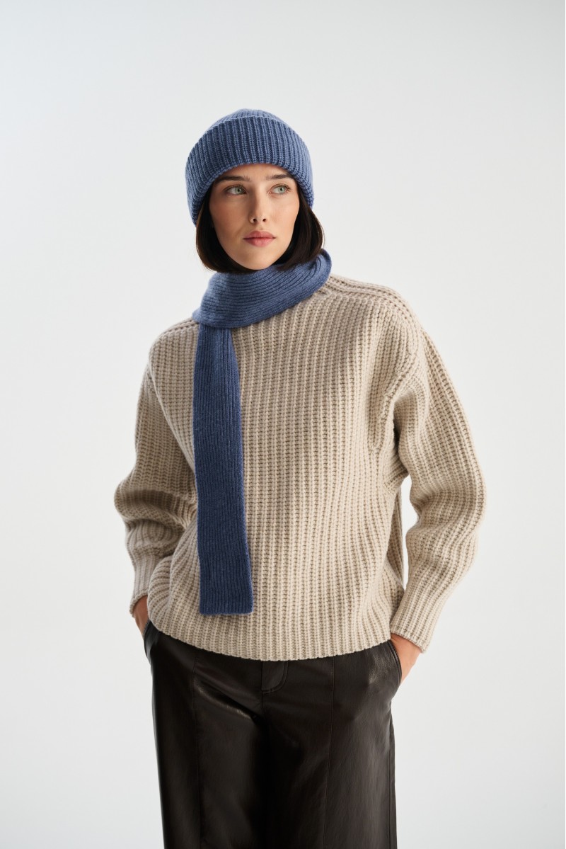 Czapka zimowa merino z kaszmirem PRATO, unisex | Piumo