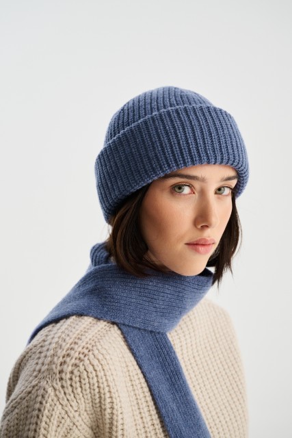 Czapka zimowa merino z kaszmirem PRATO, unisex | Piumo