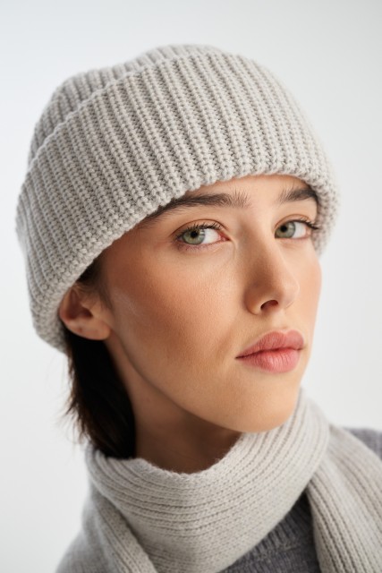 Czapka zimowa merino z kaszmirem PRATO, unisex | Piumo