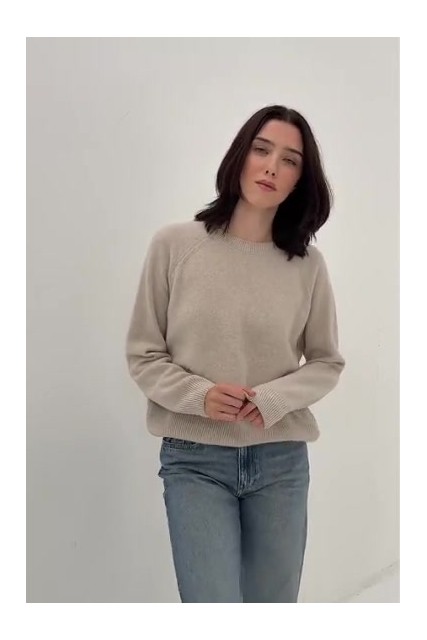 Sweter damski merino z kaszmirem ASTI | Piumo