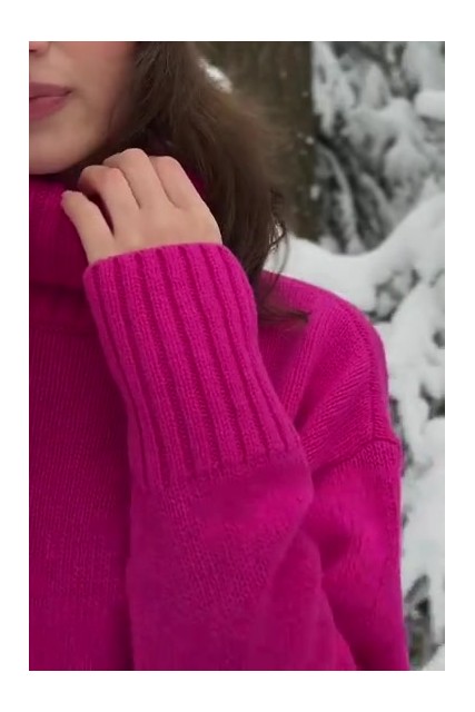 Nuvola - gruby sweter damski oversize