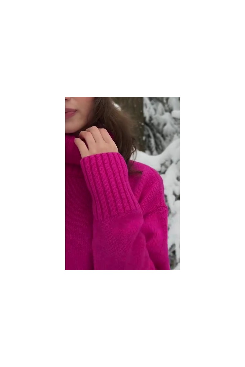 Nuvola - gruby sweter damski oversize