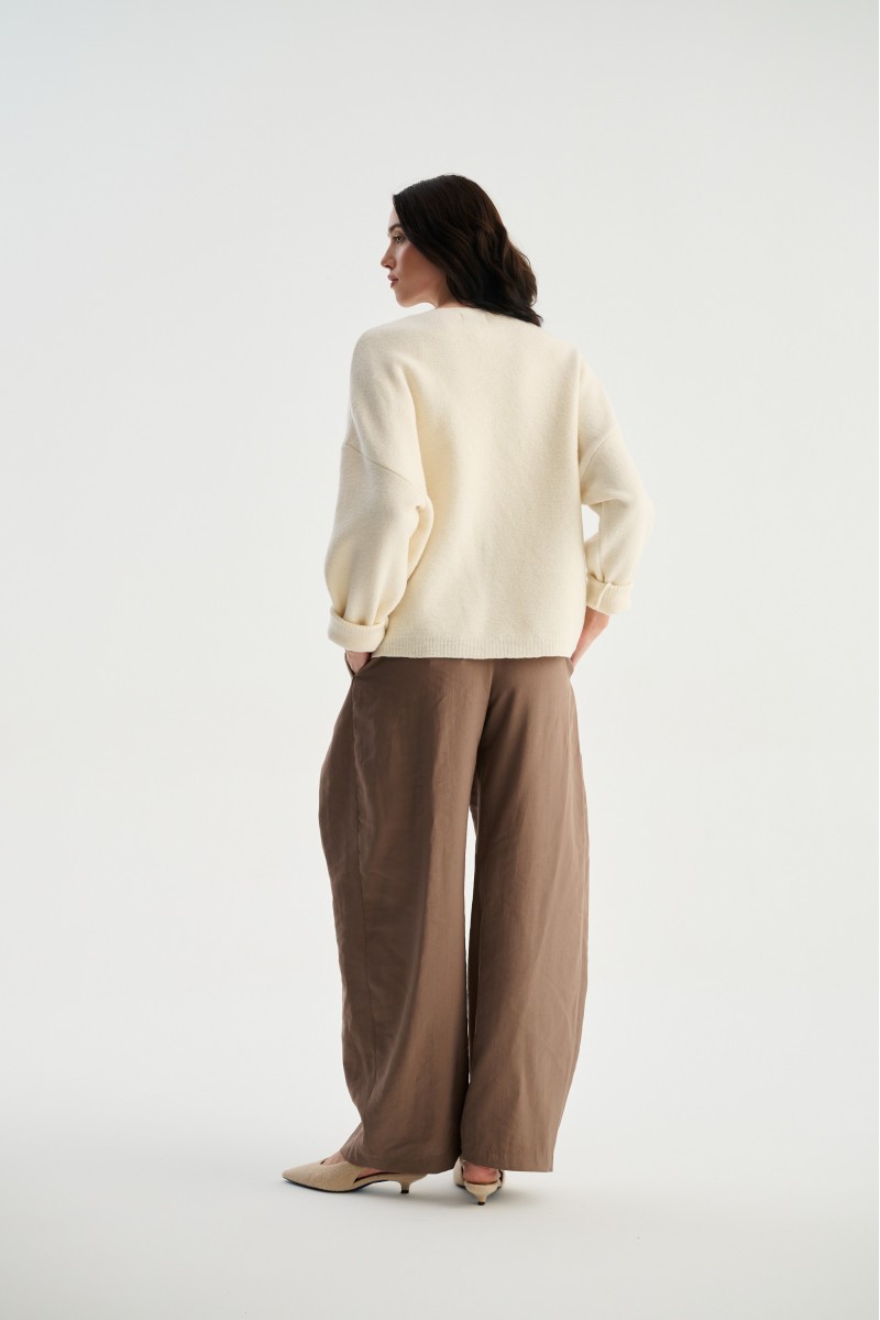 Sweter EVA 100% wełna merino, boiled wool | Piumo Sweter EVA 100% wełna merino, boiled wool | Piumo