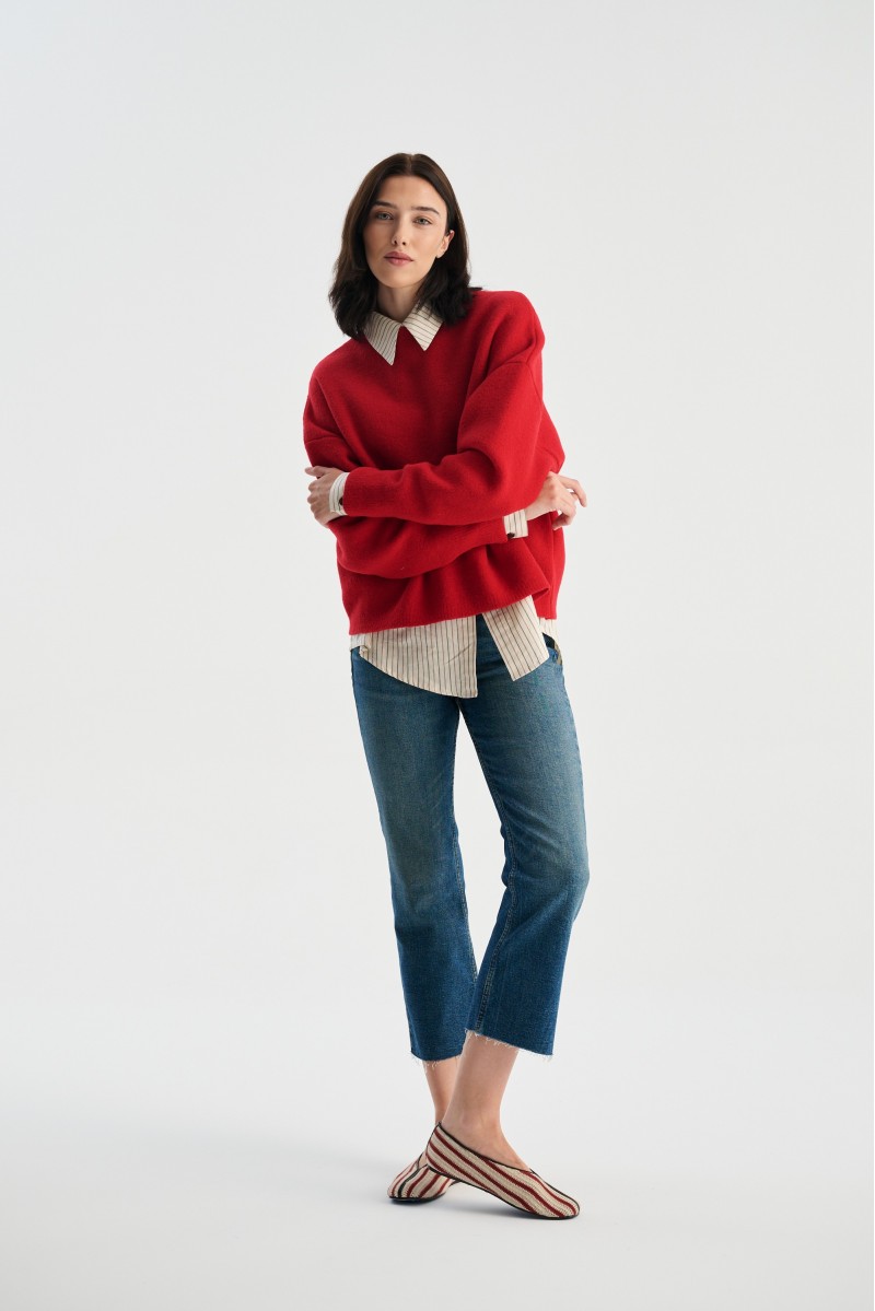 Sweter EVA 100% wełna merino, boiled wool | Piumo Sweter EVA 100% wełna merino, boiled wool | Piumo