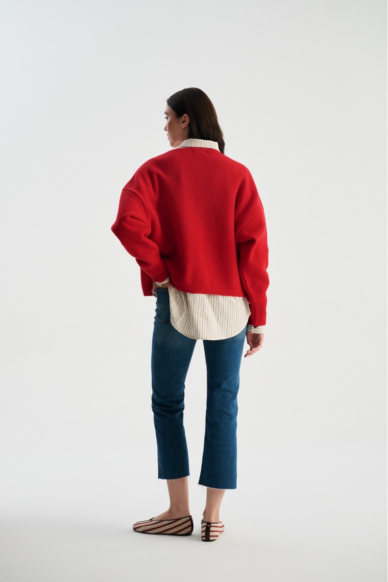 Sweter EVA 100% wełna merino, boiled wool | Piumo Sweter EVA 100% wełna merino, boiled wool | Piumo