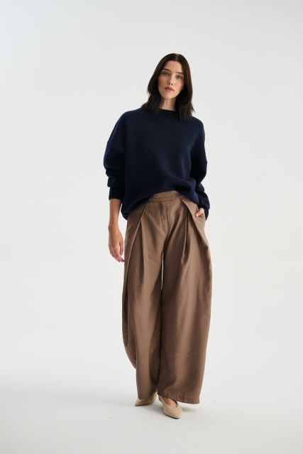 Sweter EVA 100% wełna merino, boiled wool | Piumo