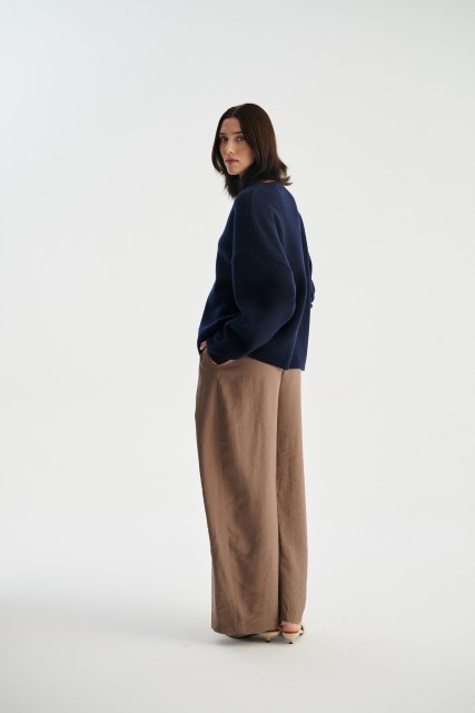 Sweter EVA 100% wełna merino, boiled wool | Piumo
