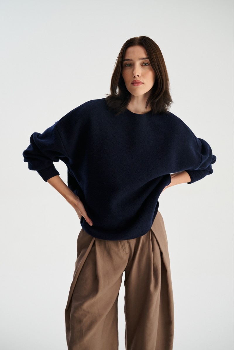 Sweter EVA 100% wełna merino, boiled wool | Piumo Sweter EVA 100% wełna merino, boiled wool | Piumo