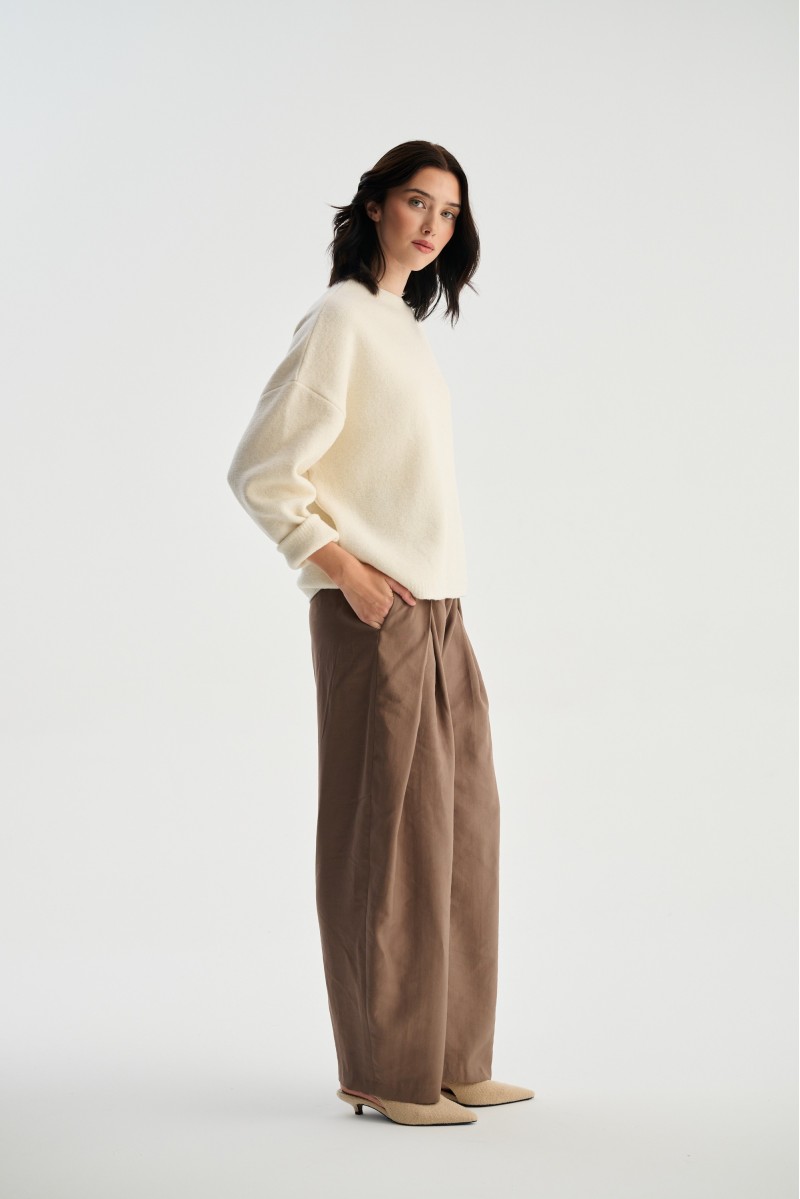 Sweter EVA 100% wełna merino, boiled wool | Piumo Sweter EVA 100% wełna merino, boiled wool | Piumo