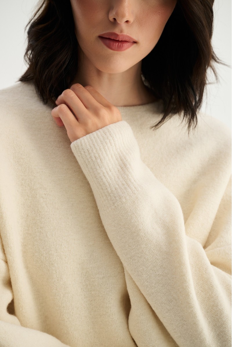 Sweter EVA 100% wełna merino, boiled wool | Piumo Sweter EVA 100% wełna merino, boiled wool | Piumo