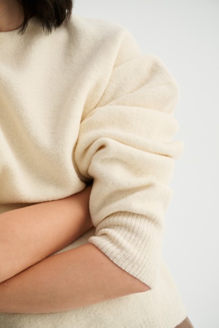 Sweter EVA 100% wełna merino, boiled wool | Piumo