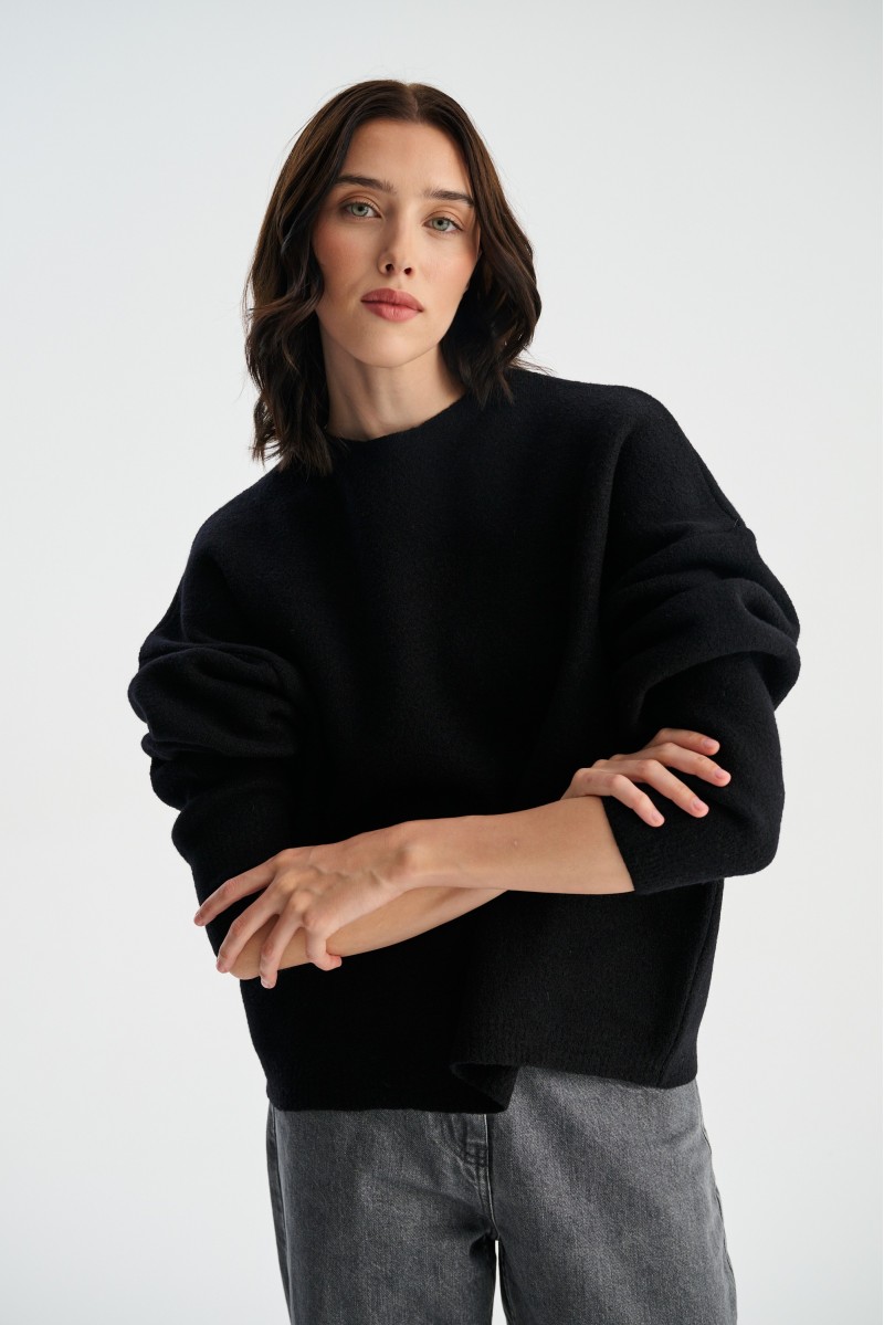 Sweter EVA 100% wełna merino, boiled wool | Piumo Sweter EVA 100% wełna merino, boiled wool | Piumo