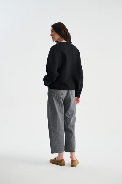 Sweter EVA 100% wełna merino, boiled wool | Piumo