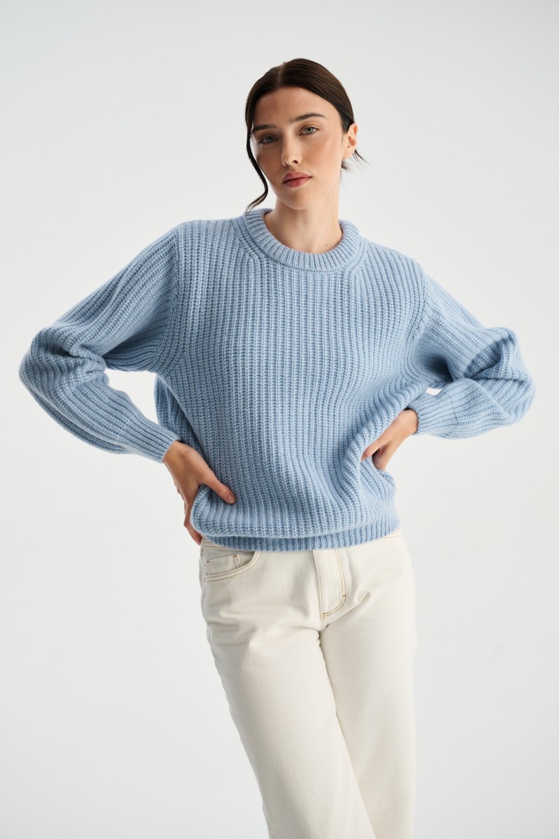 Sweter Maura - Sweter damski wełniany z kaszmirem
