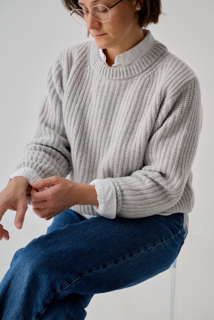 Sweter Maura - Sweter damski wełniany z kaszmirem