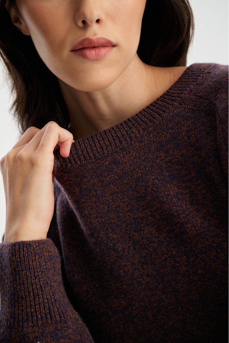 Sweter damski merino z kaszmirem ASTI | Piumo