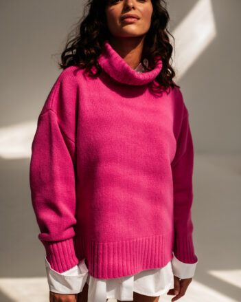 Sweter Nuvola Ciclamino