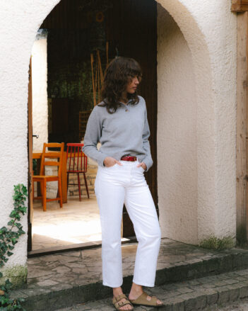 Sweter polo Gia Cenere