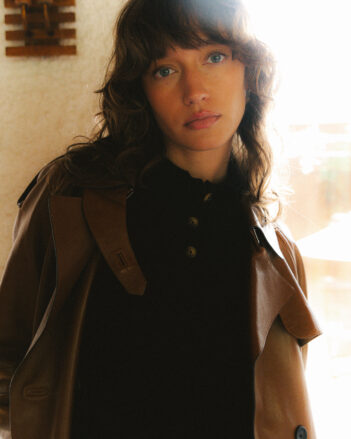 Sweter polo Gia Nero